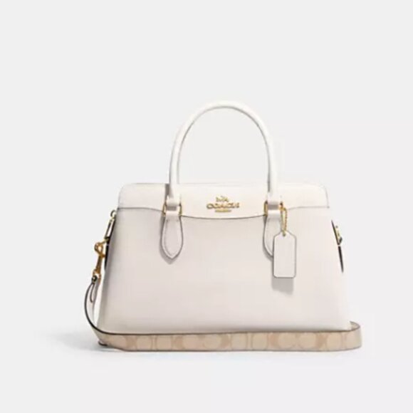 Brand new Coach Darcie Carryall Bag With Signature Canvas Detail - Picture 13 of 16